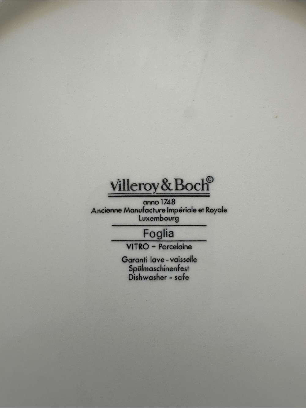 Villeroy & Boch Foglia dinner plates - Picture 5 of 5